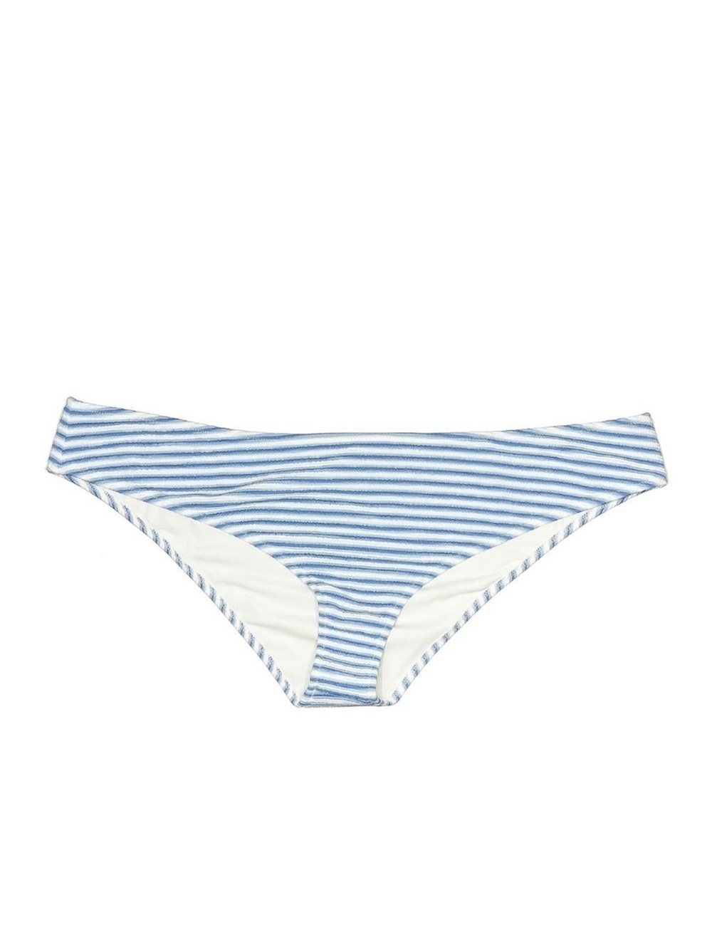 J.Crew Plus Size 3X Bikini Bottoms Blue White Stripe Cheeky Swim NWT